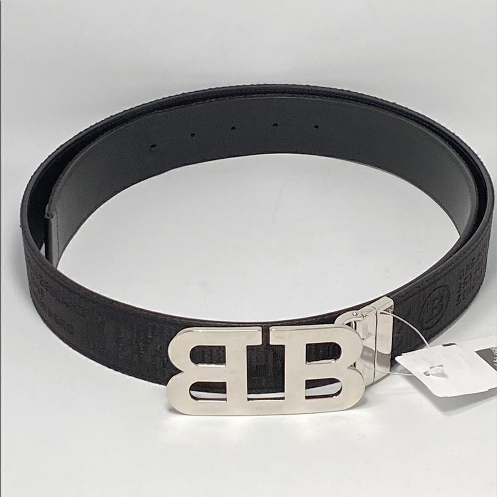 Bally Mirror B Buckle Reversible Belt size 115/46